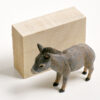 楠　彫刻材　10cm x 3cm x 7cm　（小さなロバ用） - 画像 (2)